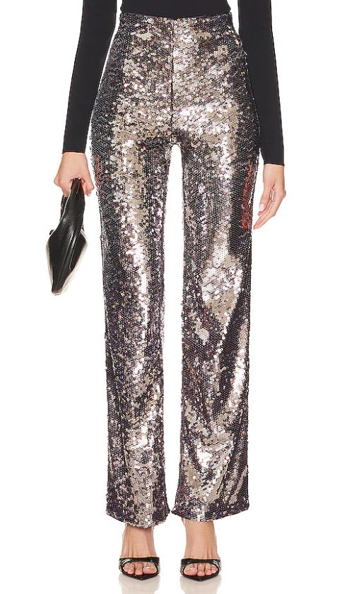 Sequin Wide Leg Pants