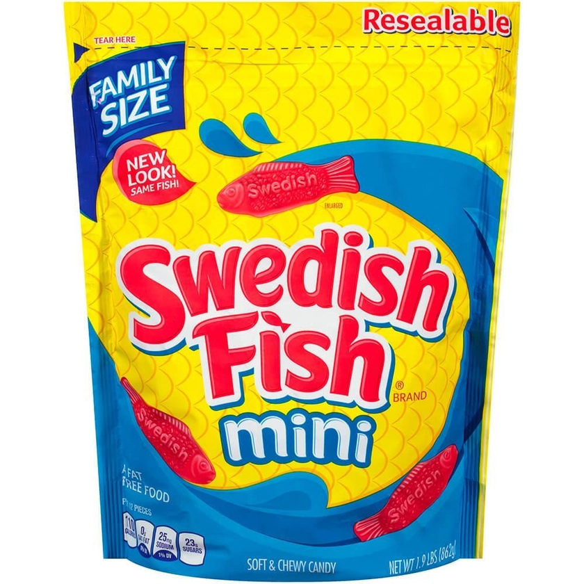 Swedish Fish Candy Red 1.8LB Bag