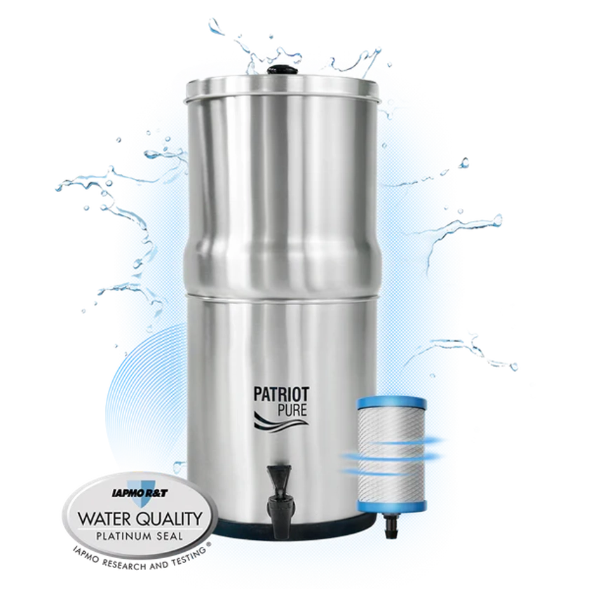 Patriot Pure Ultimate Water Filtration System & Nanomesh Filter