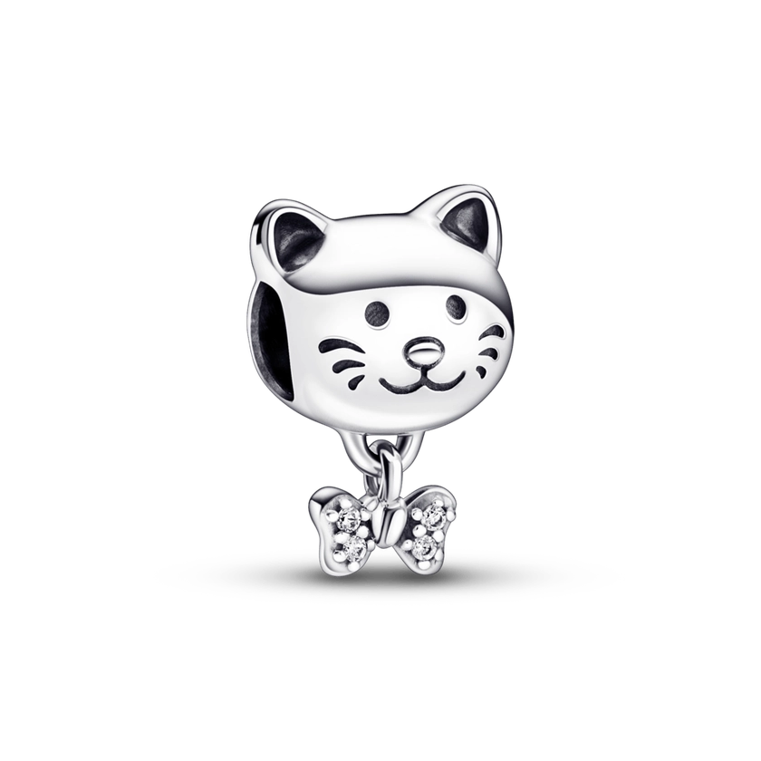 Charm Gato De Estimacao E Lacinho - Pandora Joias | Charms, Braceletes, Anéis | Site Oficial