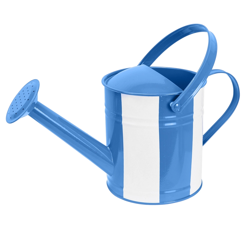 Garden Basics 1.5L Kids Striped Watering Can - Blue