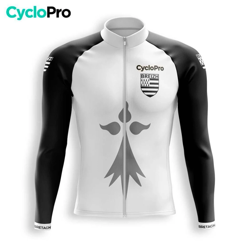 MAILLOT LONG DE CYCLISME - HIVER - BRETAGNE