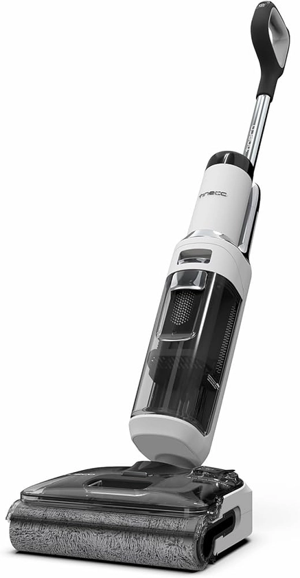 Tineco Floor One Stretch S6 Aspirateur Eau et Poussière Laveur de Sols, Conception Plate à 180°, Hauteur compacte de 13 cm, Auto-Nettoyage Flashdry à 70℃ en 5 Min, Nettoyage des Bords sur Trois Faces