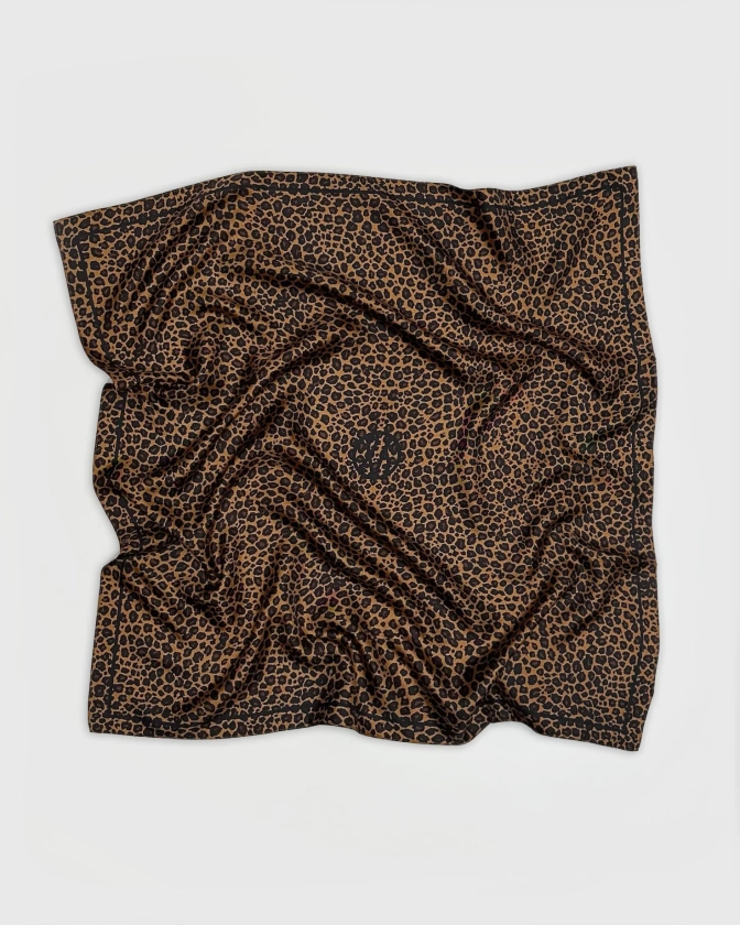 LEO SCARF | BROWN | 80 CM