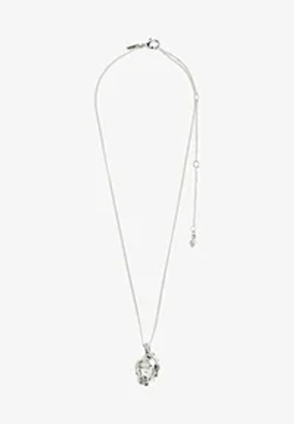 Pilgrim FLOW UNISEX - Collier - silver plated/argenté - ZALANDO.FR