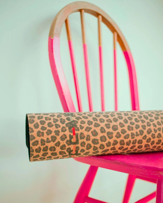 Eco Cork Yoga Mat &#8211; Leopard Print