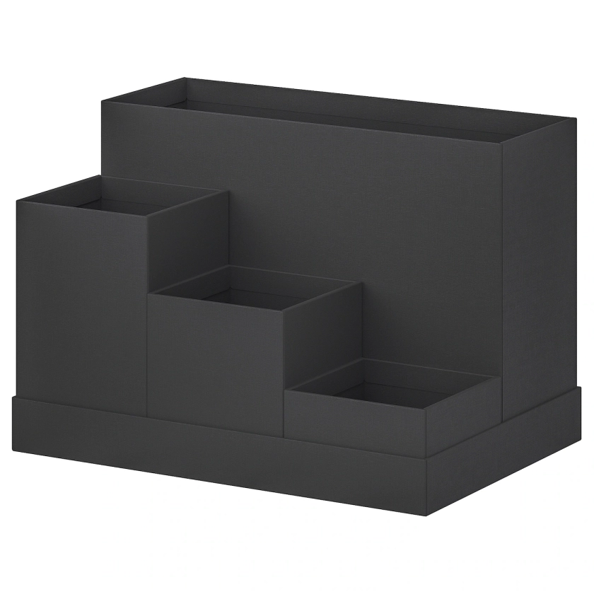 TJENA Desk organiser - black - IKEA