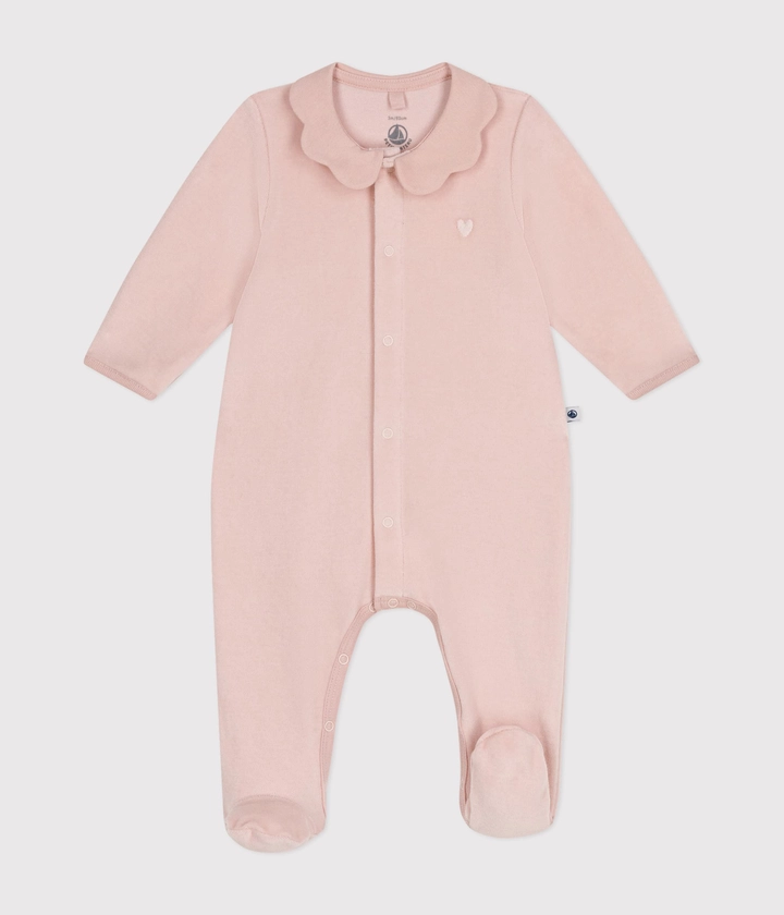 Fluwelen babypyjama