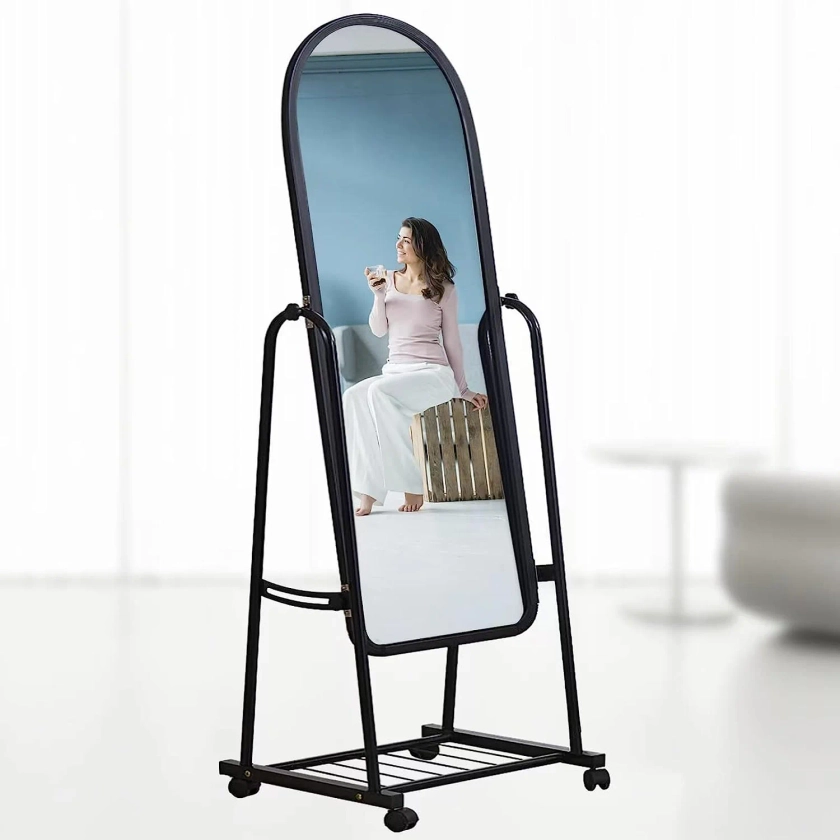 Full-Length Mirror with Bracket