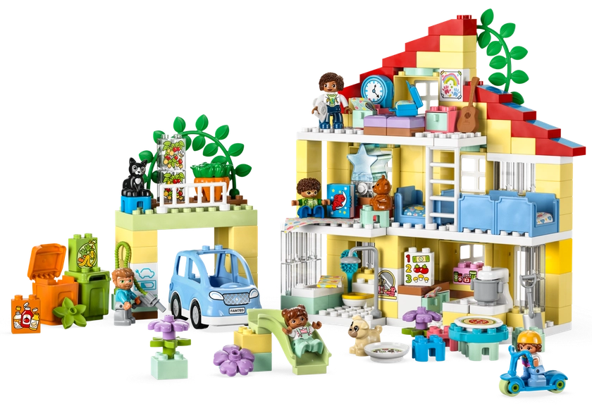 3in1 Family House 10994 | DUPLO® | Buy online at the Official LEGO® Shop NL 
