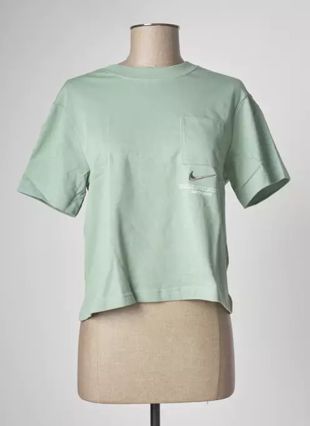 Nike Tshirts Femme de couleur vert 2195457-vert00 - Modz