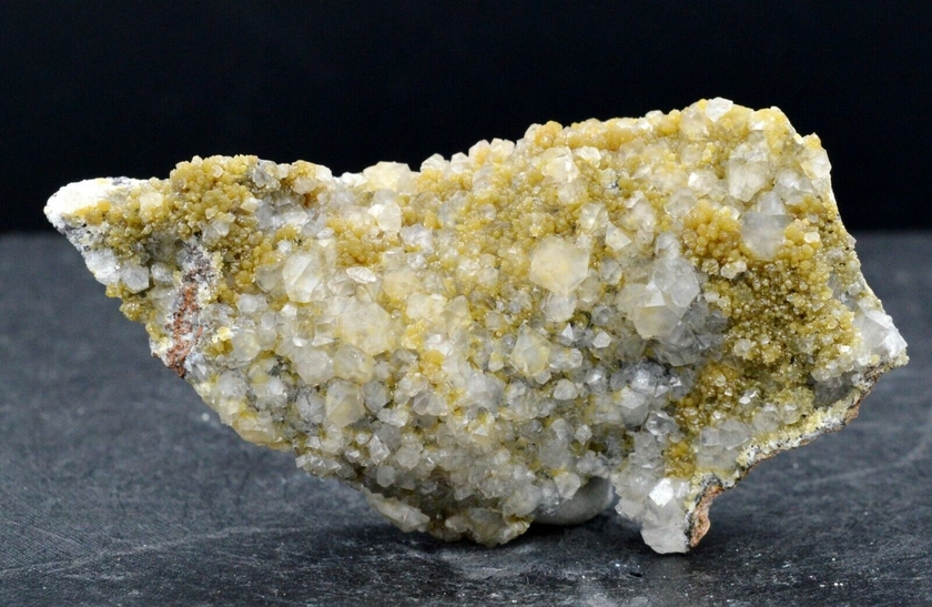 Mimetite & Calcite - 91 grams - Potosí Mine, Santa Eulalia, Chihuahua, Mexico