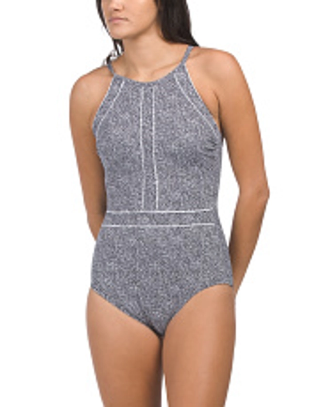 Colette High Neck One-piece Swimsuit | Clothing | T.J.Maxx
