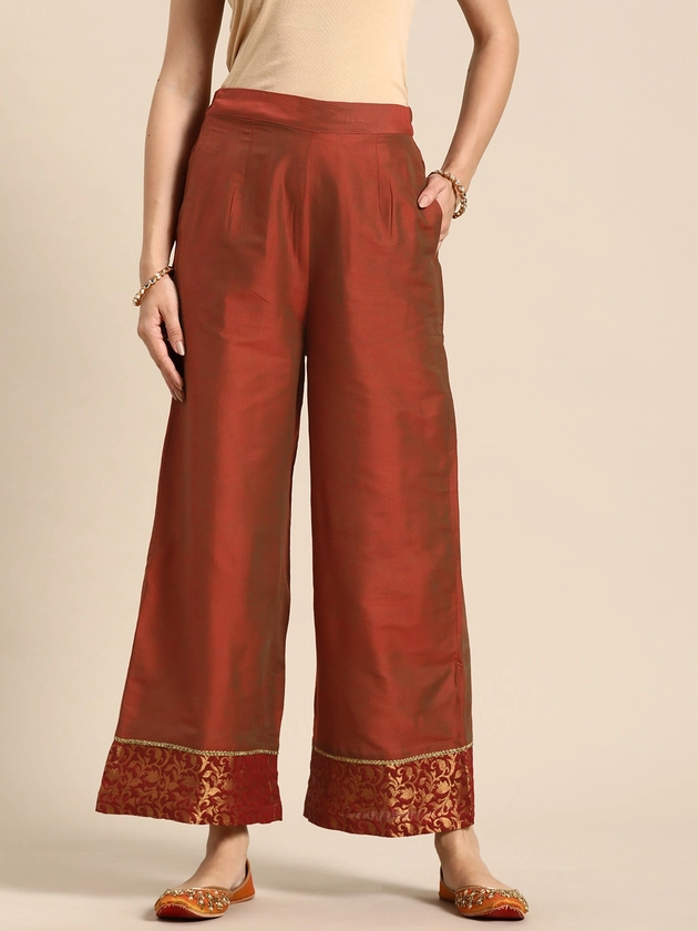 Sangria Women Ethnic Palazzos