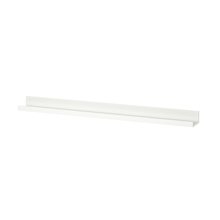 MOSSLANDA Tablette pour photos, blanc, 115 cm - IKEA
