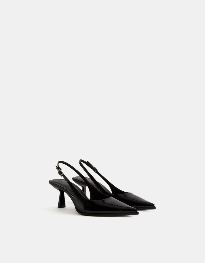 Escarpins type mules kitten heels - Chaussures - Femme