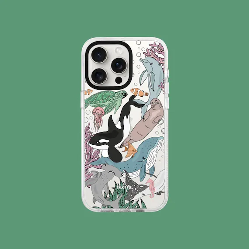 Sealife iPhone Case | Orca Whale | Sea Turtle | Dolphin | Fish | Shark | Manta Ray | Coral Reef | Ocean