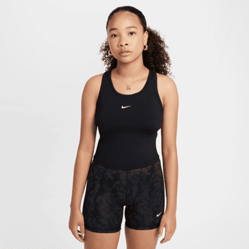 Nike One Fitted Older Kids' (Girls') Dri-FIT Tank Top