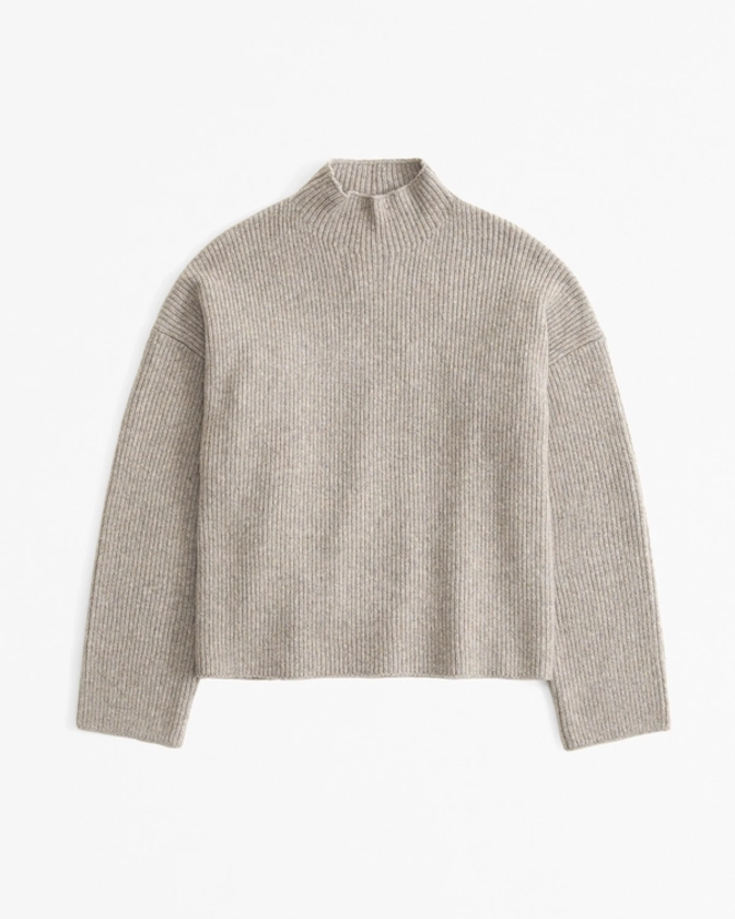 Women's Easy Funnel Neck Sweater | Women's | Abercrombie.com