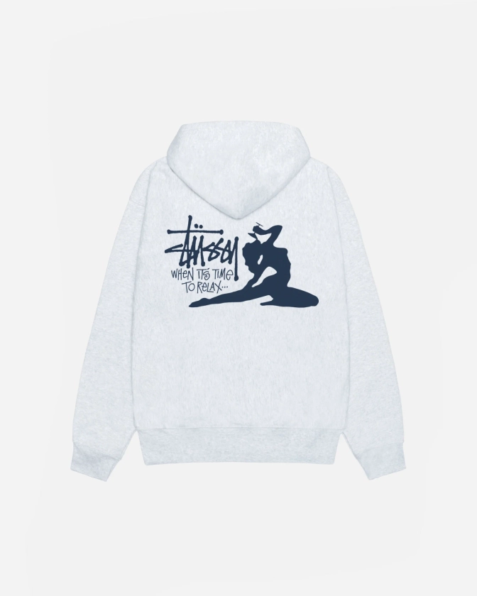 Relax Hoodie in ash heather – Stüssy