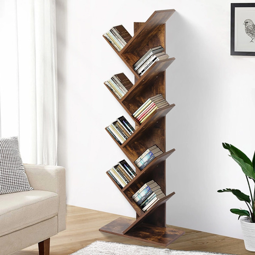 Sabina 8 Tier Bookshelf