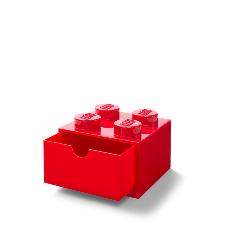 Brique 4 tenons avec tiroir – rouge 5006140 | Autre | Boutique LEGO® officielle FR 