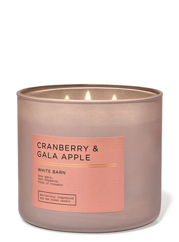 White Barn Cranberry & Gala Apple 3-Wick Candle