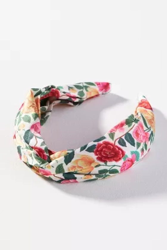 Rifle Paper Co. Roses Silky Twisted Headband