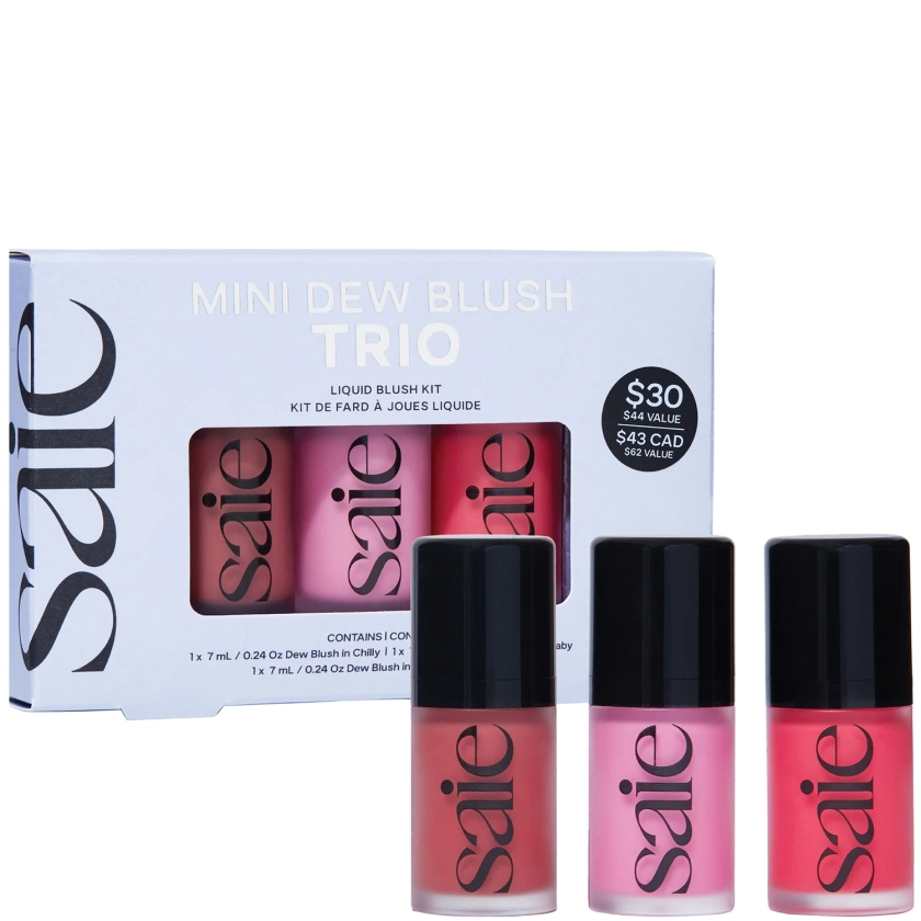 Saie Mini Dew Blush Trio (Worth £36)