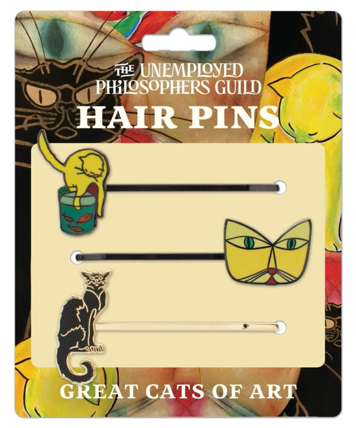 Great Cats of Art Hair Pins