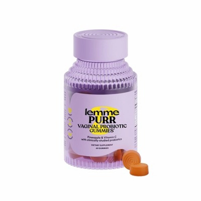 Lemme Purr Vaginal Probiotic Vegan Gummies - 60ct
