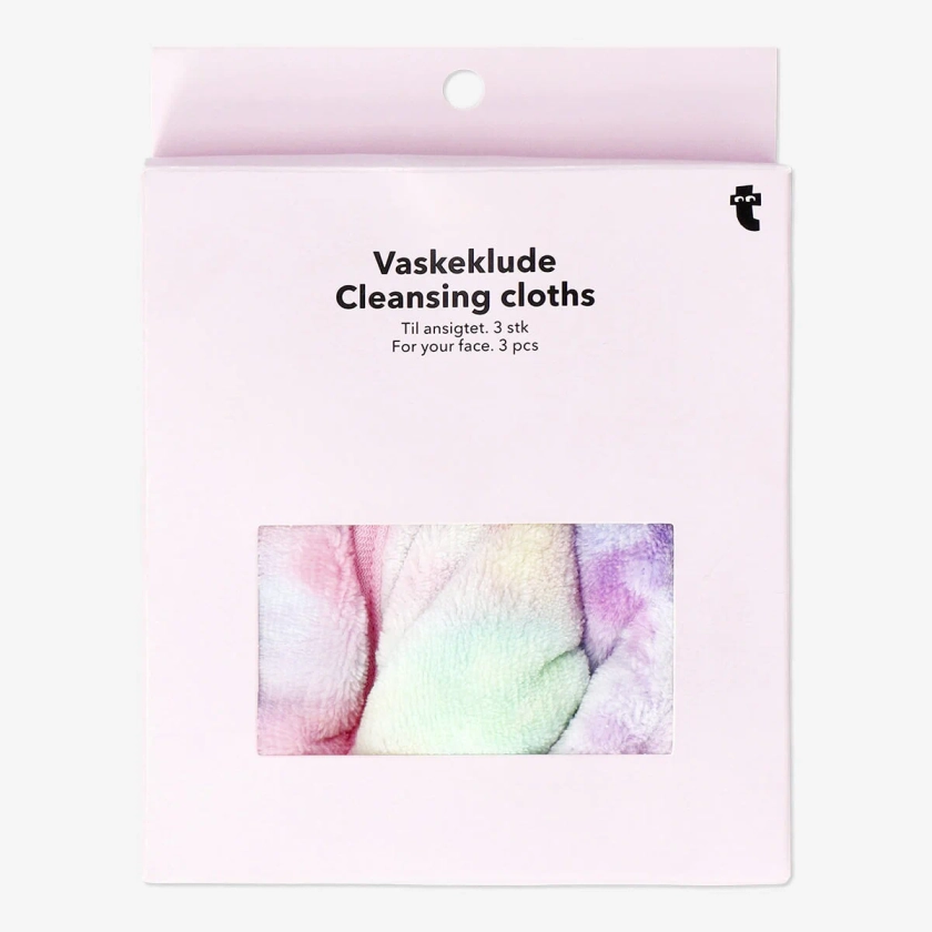 Reusable cleansing face cloths - 3 pcs