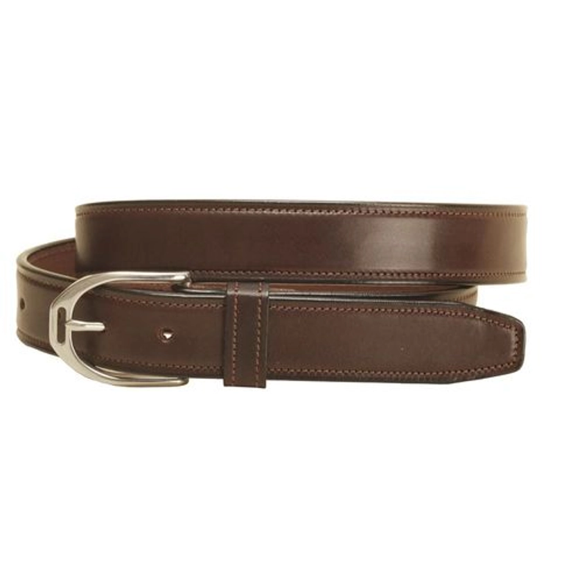 Tory Leather 1 1/4" Stainless Steel Stirrup Buckle Belt | Dover Saddlery