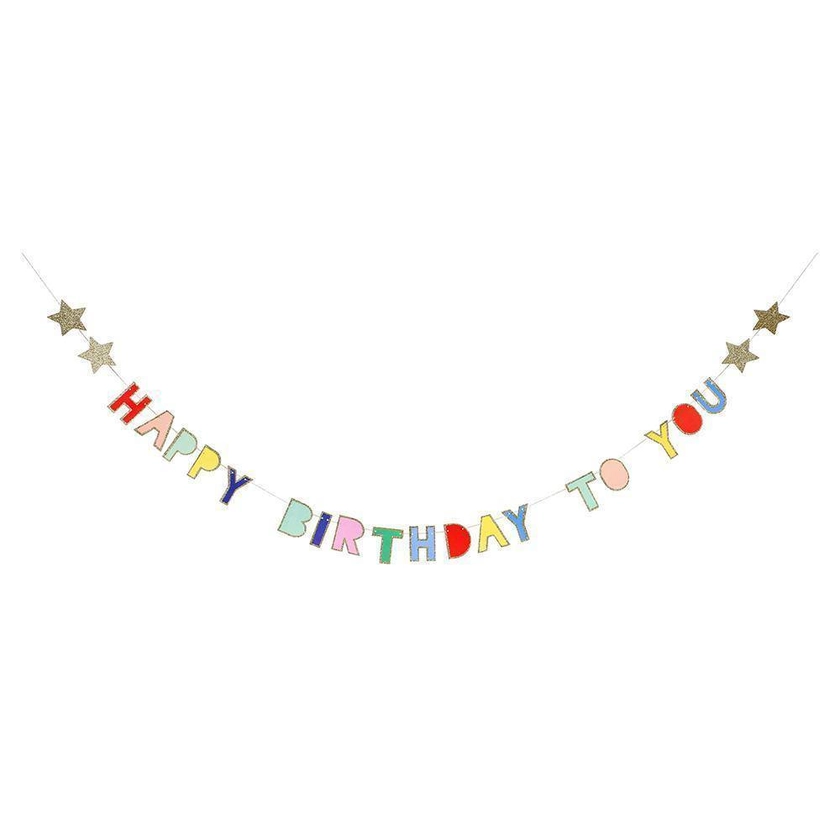 Meri Meri Happy Birthday To You Mini Banner S2161