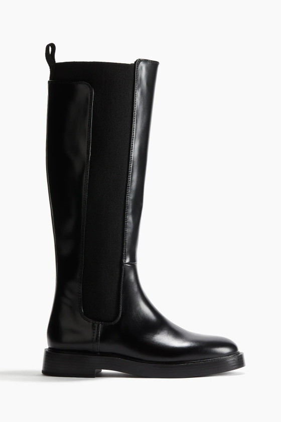 Knee-high boots - Low heel - Black - Ladies | H&M GB