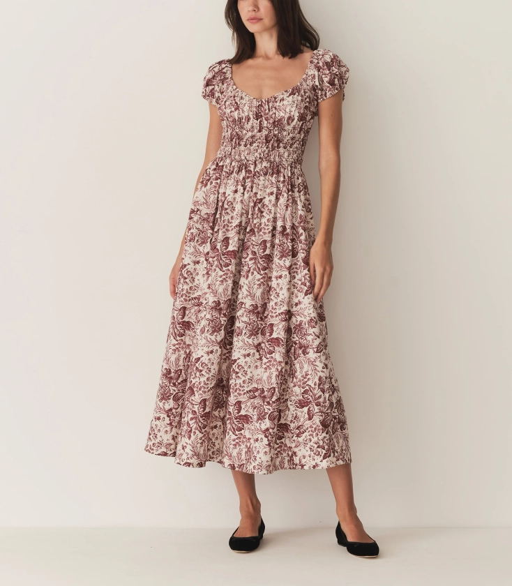 Quinley Dress - Toile Botanique | DÔEN