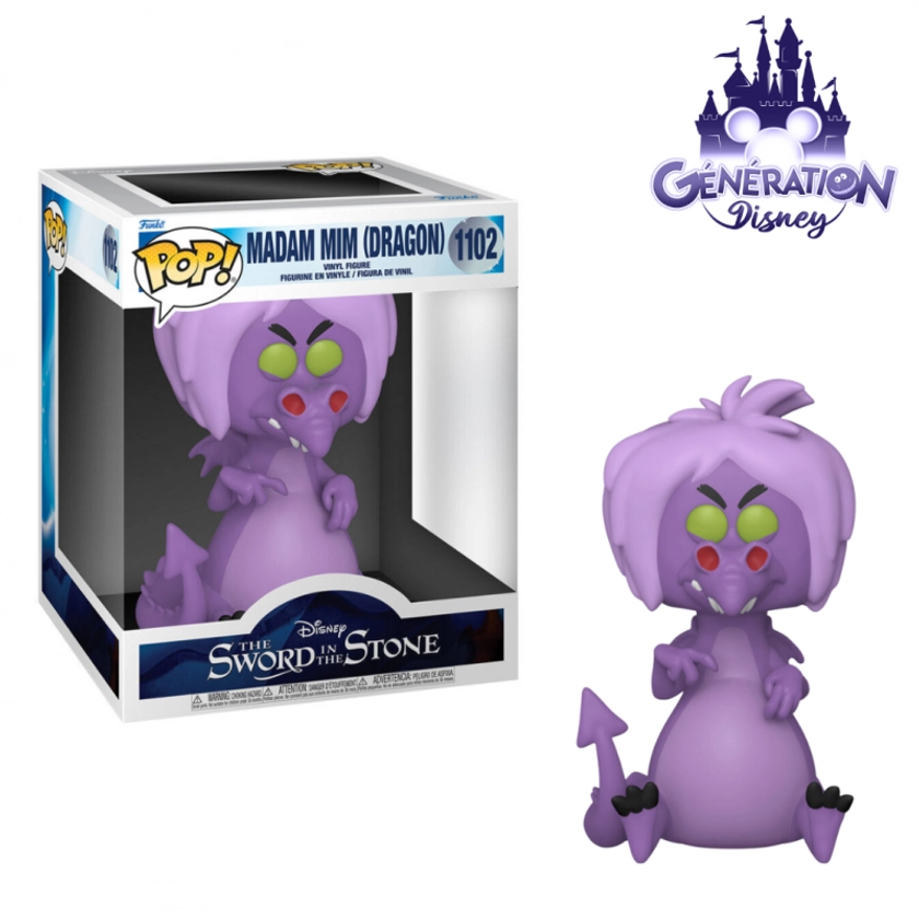 Funko pop Madame Mim Dragon - Merlin l'Enchanteur - 1102