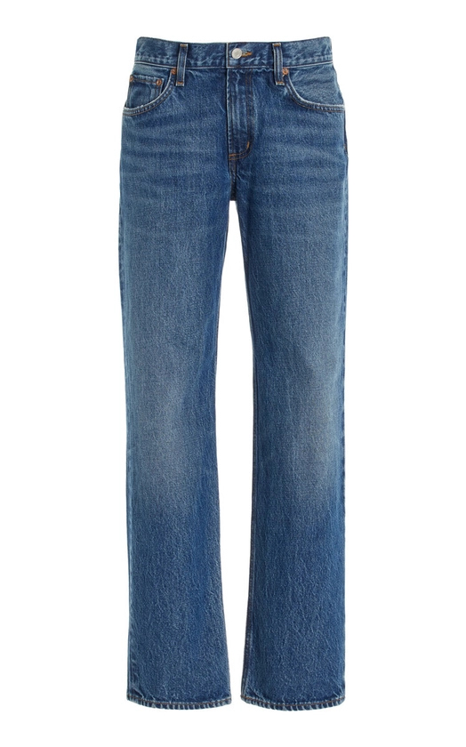 Amber Low-Rise Straight-Leg Jeans