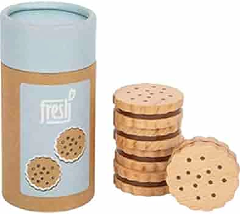 small foot Biscuits sandwich fresh en bois, accessoires pour la cuisine d'enfants, à partir de 3 ans, 12352 Jouets, multicolore : Amazon.com.be: Jouets