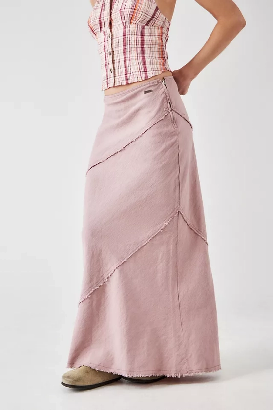 BDG Daria Linen Maxi Skirt