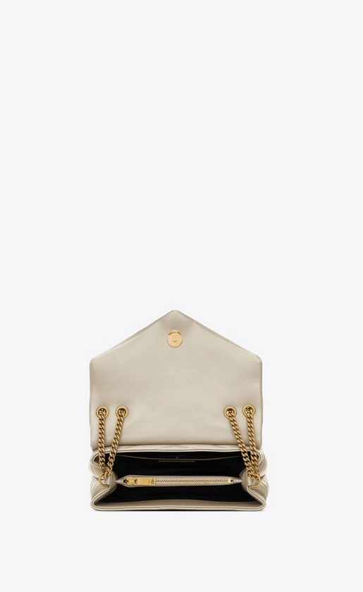 loulou small chain bag en cuir matelassé «y»