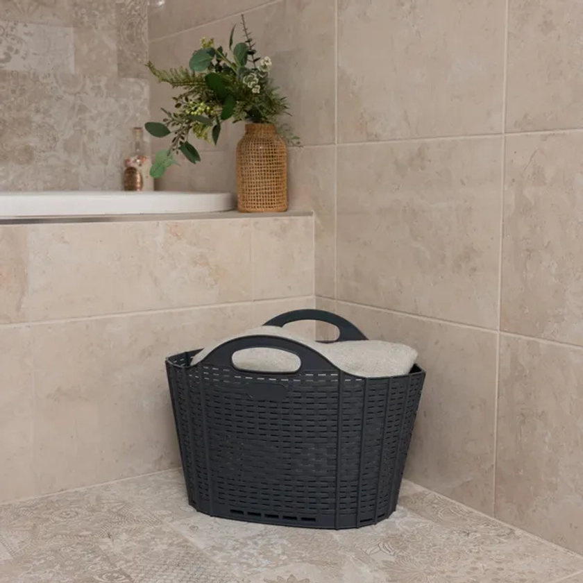 Addis 20L Fold Flat Laundry Basket