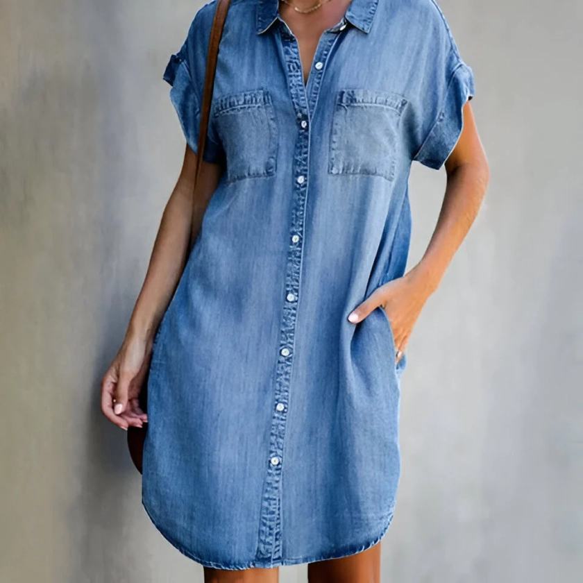 AELYN™ | Comfy Chic Denim Dress