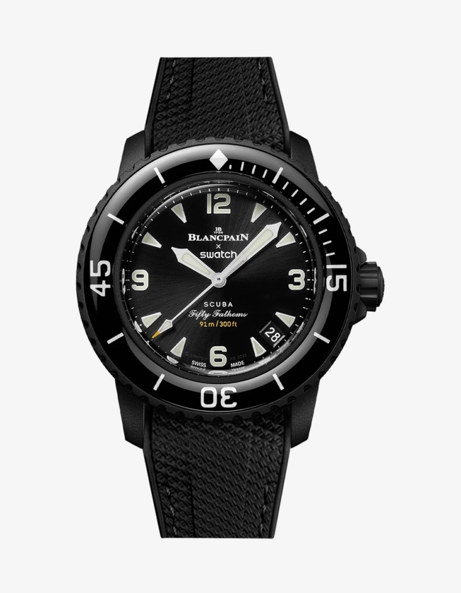 Rubber Strap for Blancpain X Swatch The Ocean Of Storms