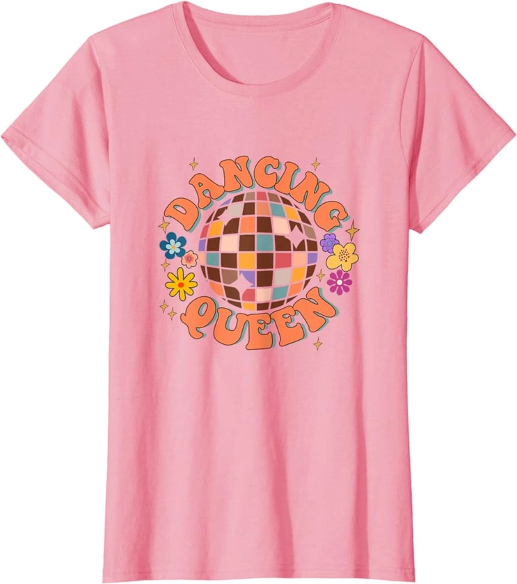 Amazon.com: Dancing Queen Retro Bridesmaids 70’s Disco Bachelorette T-Shirt : Clothing, Shoes & Jewelry