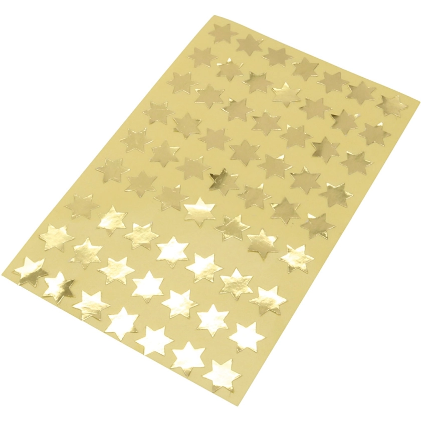 Autocollants étoiles - Doré - 600 pcs - Stickers fantaisie - Creavea
