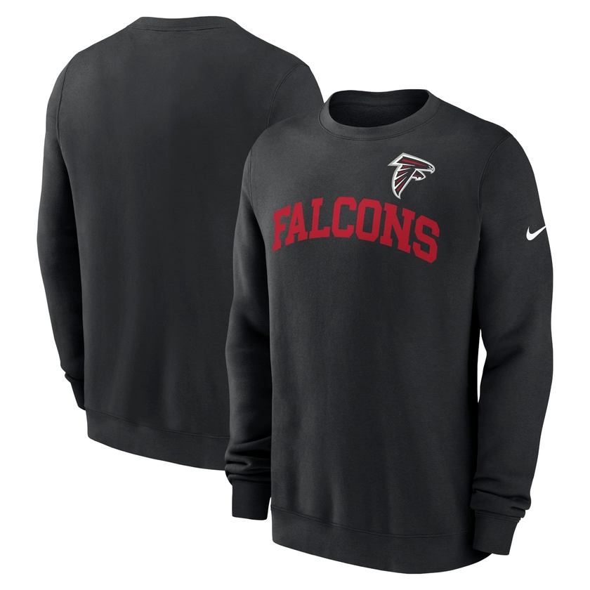 Atlanta Falcons Nike Club Pullover Sweatshirt - Black