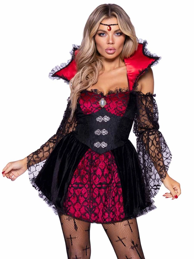 LA87146, Victorian Vampire Costume By Leg Avenue