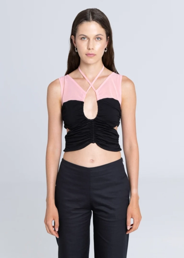 Contrast Butterfly Top • ESTHE