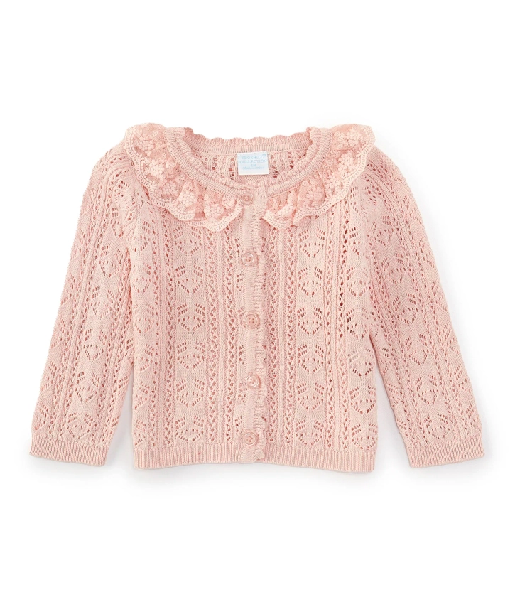 Edgehill Collection Baby Girls 3-24 Months Pointelle Lace Cardigan | Dillard's